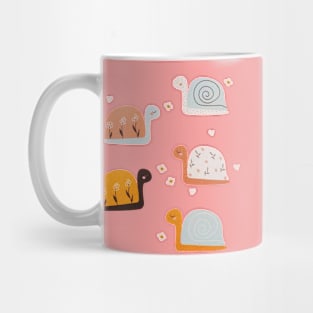 Floral Snails Mug